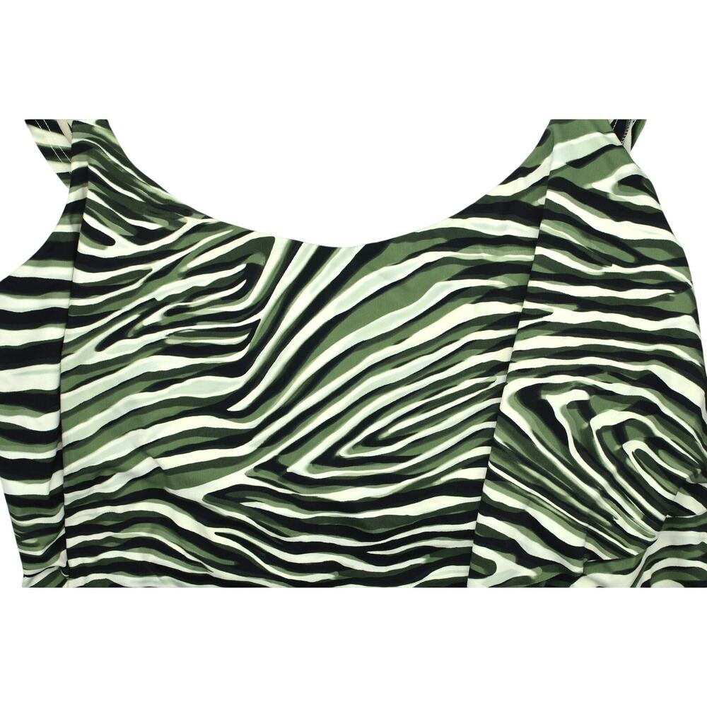 Coco Reef Women's Aura Printed Tiered Underwire Bra-Sized Tankini Top - Picture 3 of 6